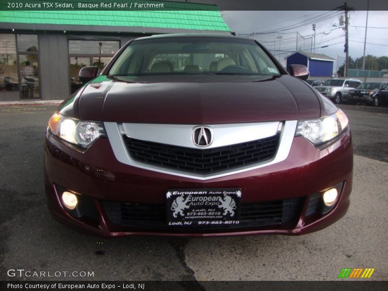 Basque Red Pearl / Parchment 2010 Acura TSX Sedan