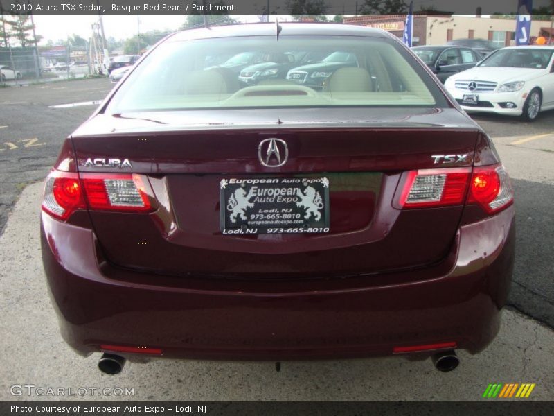 Basque Red Pearl / Parchment 2010 Acura TSX Sedan