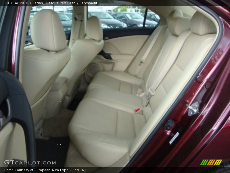 Basque Red Pearl / Parchment 2010 Acura TSX Sedan