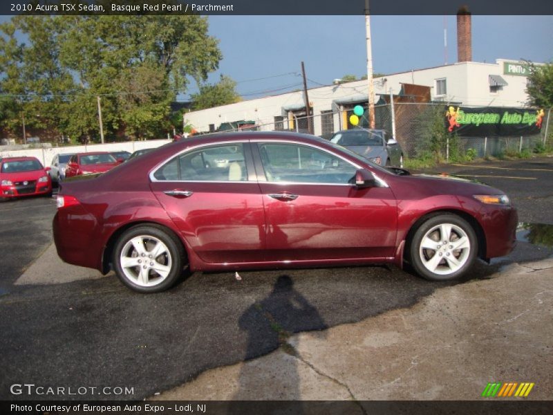 Basque Red Pearl / Parchment 2010 Acura TSX Sedan