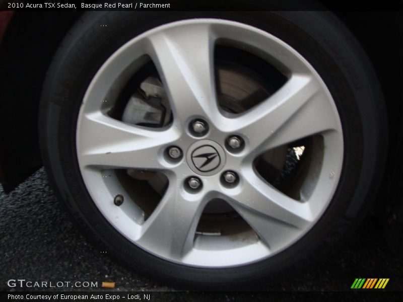 Basque Red Pearl / Parchment 2010 Acura TSX Sedan