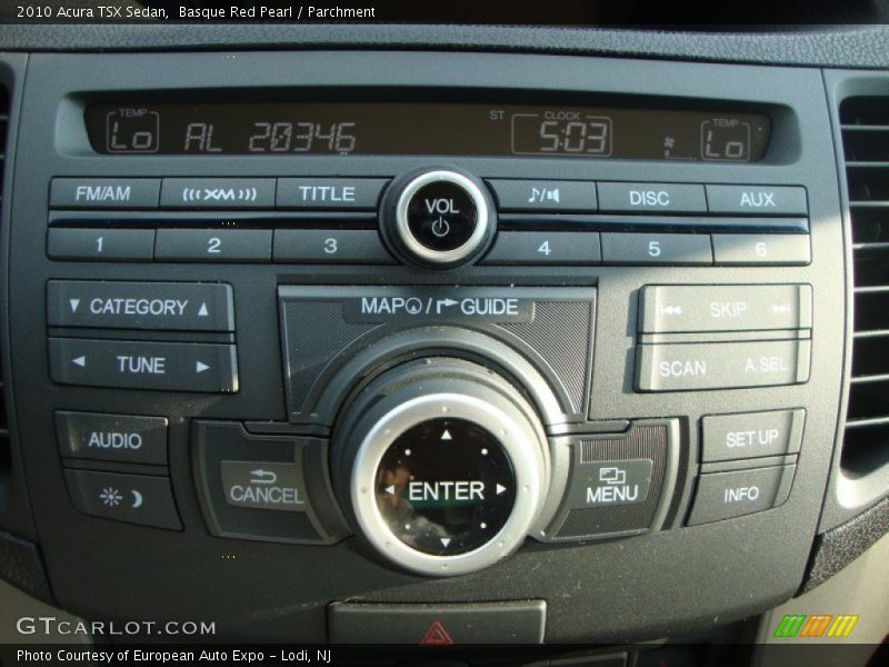 Basque Red Pearl / Parchment 2010 Acura TSX Sedan