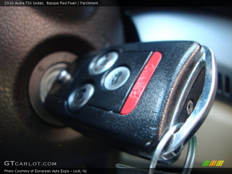 Basque Red Pearl / Parchment 2010 Acura TSX Sedan