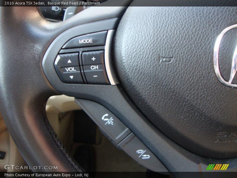 Basque Red Pearl / Parchment 2010 Acura TSX Sedan