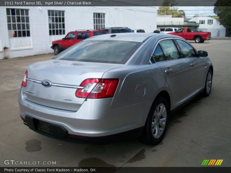 Ingot Silver / Charcoal Black 2012 Ford Taurus SEL