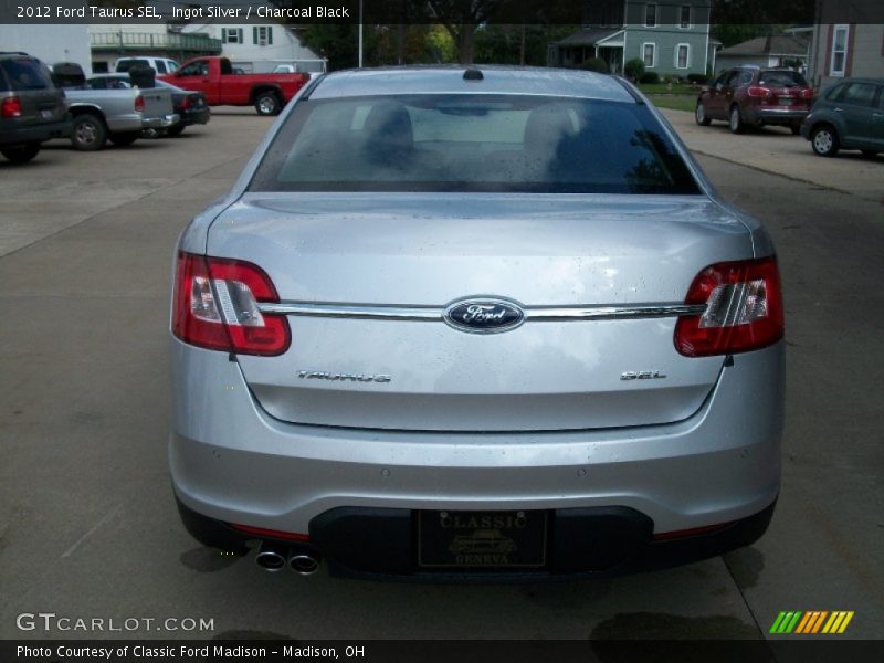 Ingot Silver / Charcoal Black 2012 Ford Taurus SEL