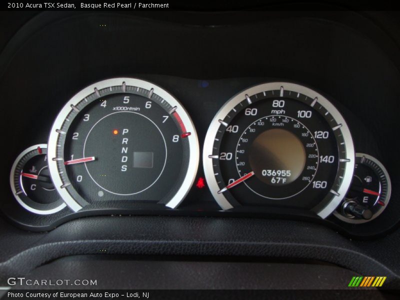 Basque Red Pearl / Parchment 2010 Acura TSX Sedan