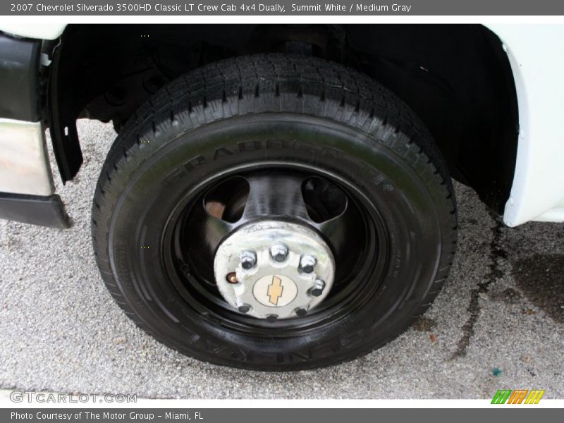 Summit White / Medium Gray 2007 Chevrolet Silverado 3500HD Classic LT Crew Cab 4x4 Dually