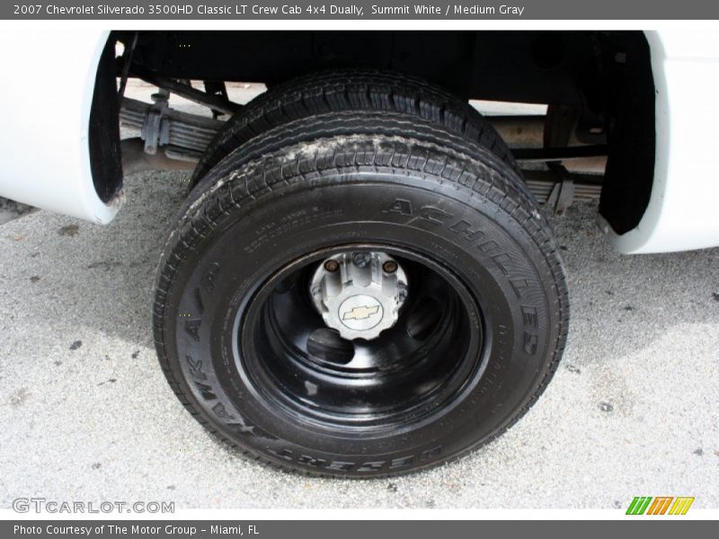 Summit White / Medium Gray 2007 Chevrolet Silverado 3500HD Classic LT Crew Cab 4x4 Dually