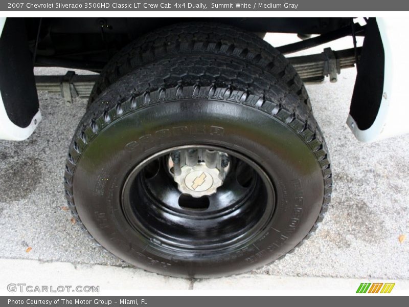Summit White / Medium Gray 2007 Chevrolet Silverado 3500HD Classic LT Crew Cab 4x4 Dually
