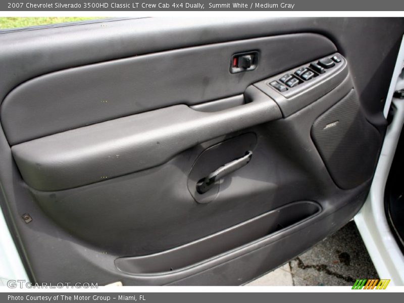 Summit White / Medium Gray 2007 Chevrolet Silverado 3500HD Classic LT Crew Cab 4x4 Dually