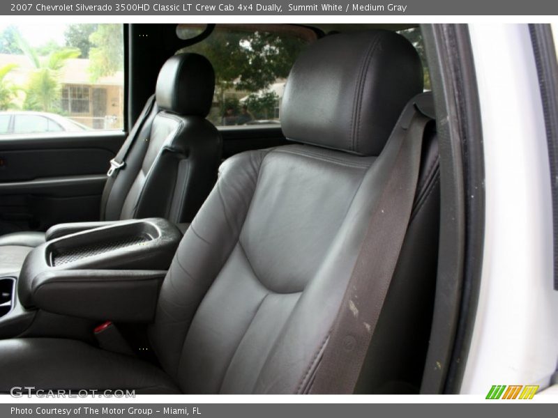 Summit White / Medium Gray 2007 Chevrolet Silverado 3500HD Classic LT Crew Cab 4x4 Dually
