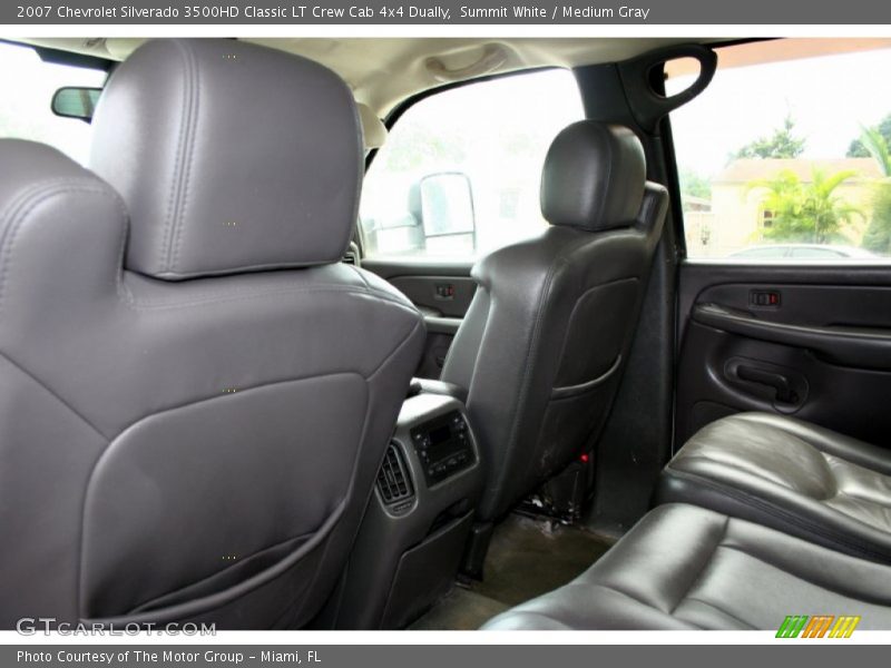 Summit White / Medium Gray 2007 Chevrolet Silverado 3500HD Classic LT Crew Cab 4x4 Dually