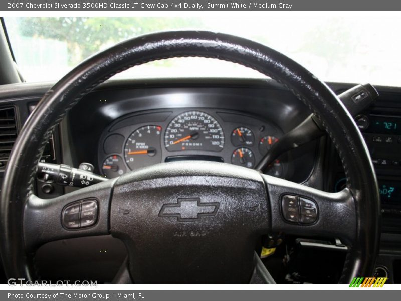 Summit White / Medium Gray 2007 Chevrolet Silverado 3500HD Classic LT Crew Cab 4x4 Dually