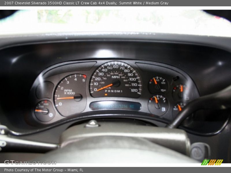 Summit White / Medium Gray 2007 Chevrolet Silverado 3500HD Classic LT Crew Cab 4x4 Dually