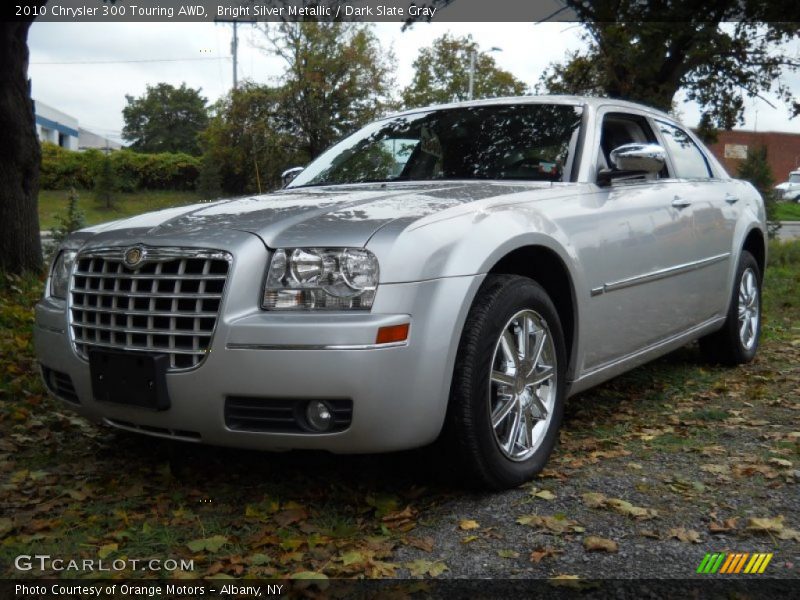 Bright Silver Metallic / Dark Slate Gray 2010 Chrysler 300 Touring AWD