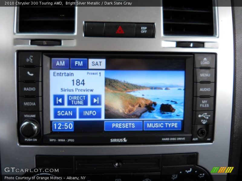 Bright Silver Metallic / Dark Slate Gray 2010 Chrysler 300 Touring AWD
