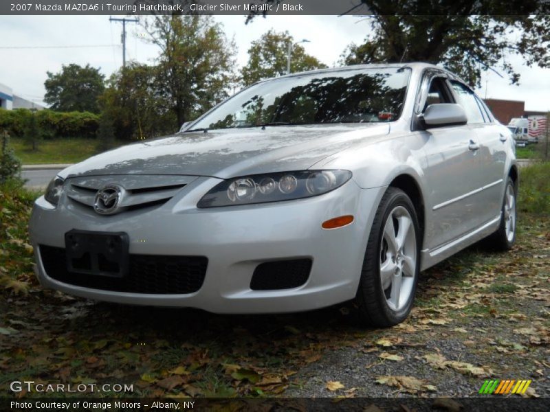 Glacier Silver Metallic / Black 2007 Mazda MAZDA6 i Touring Hatchback
