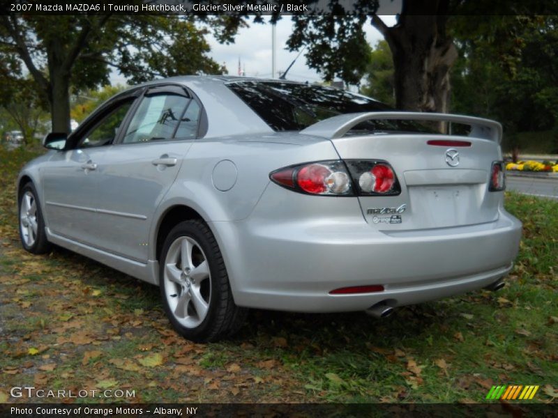 Glacier Silver Metallic / Black 2007 Mazda MAZDA6 i Touring Hatchback