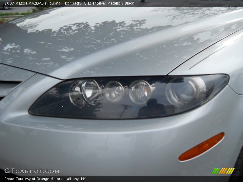 Glacier Silver Metallic / Black 2007 Mazda MAZDA6 i Touring Hatchback