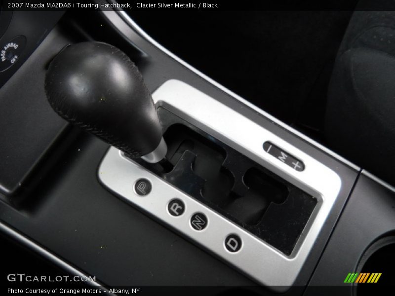 Glacier Silver Metallic / Black 2007 Mazda MAZDA6 i Touring Hatchback