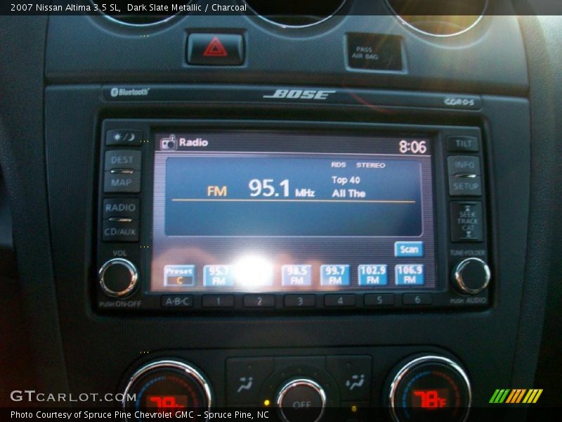 Dark Slate Metallic / Charcoal 2007 Nissan Altima 3.5 SL