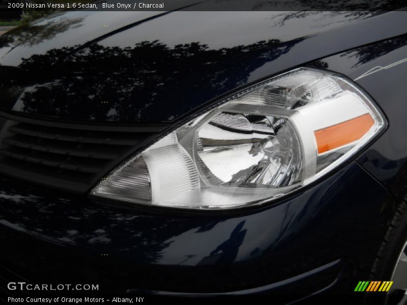 Blue Onyx / Charcoal 2009 Nissan Versa 1.6 Sedan