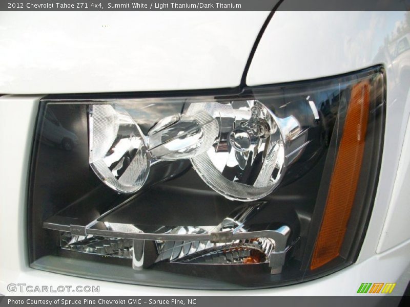 Summit White / Light Titanium/Dark Titanium 2012 Chevrolet Tahoe Z71 4x4