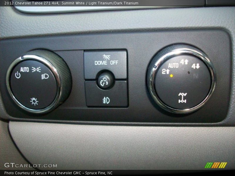 Controls of 2012 Tahoe Z71 4x4
