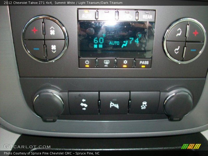 Controls of 2012 Tahoe Z71 4x4