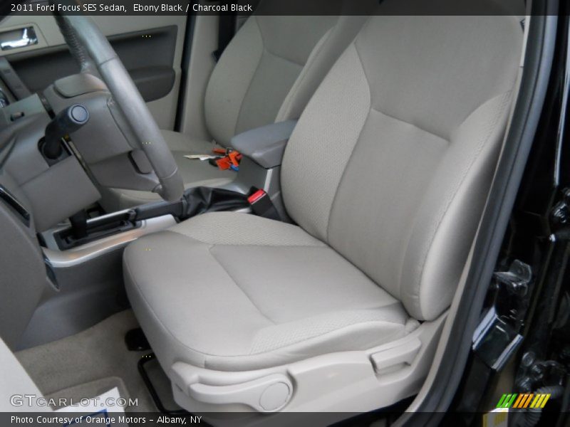 Ebony Black / Charcoal Black 2011 Ford Focus SES Sedan
