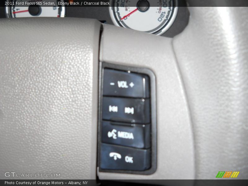 Ebony Black / Charcoal Black 2011 Ford Focus SES Sedan