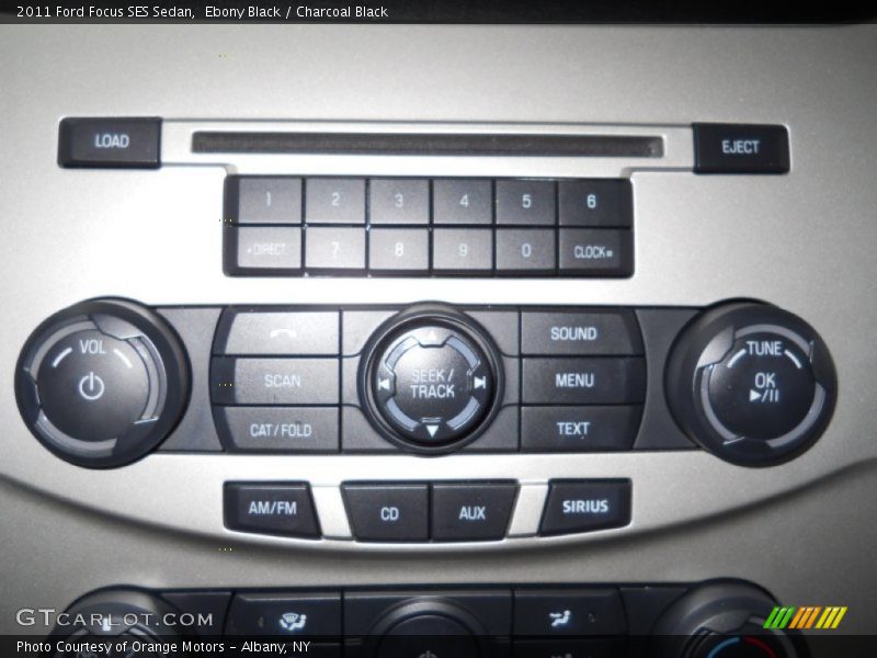 Ebony Black / Charcoal Black 2011 Ford Focus SES Sedan