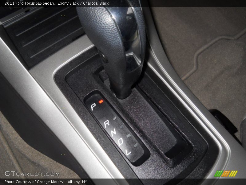 Ebony Black / Charcoal Black 2011 Ford Focus SES Sedan