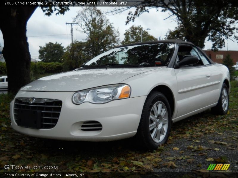 Stone White / Dark Slate Gray 2005 Chrysler Sebring GTC Convertible