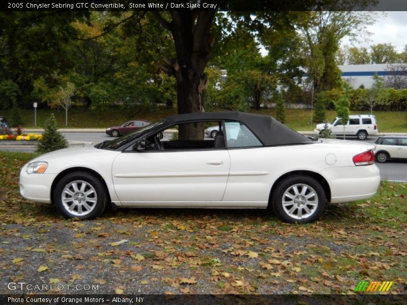 Stone White / Dark Slate Gray 2005 Chrysler Sebring GTC Convertible