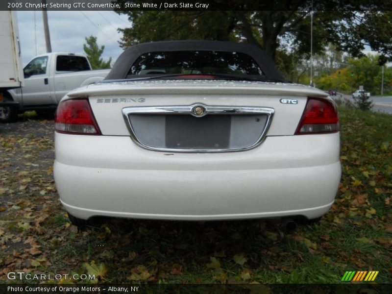 Stone White / Dark Slate Gray 2005 Chrysler Sebring GTC Convertible