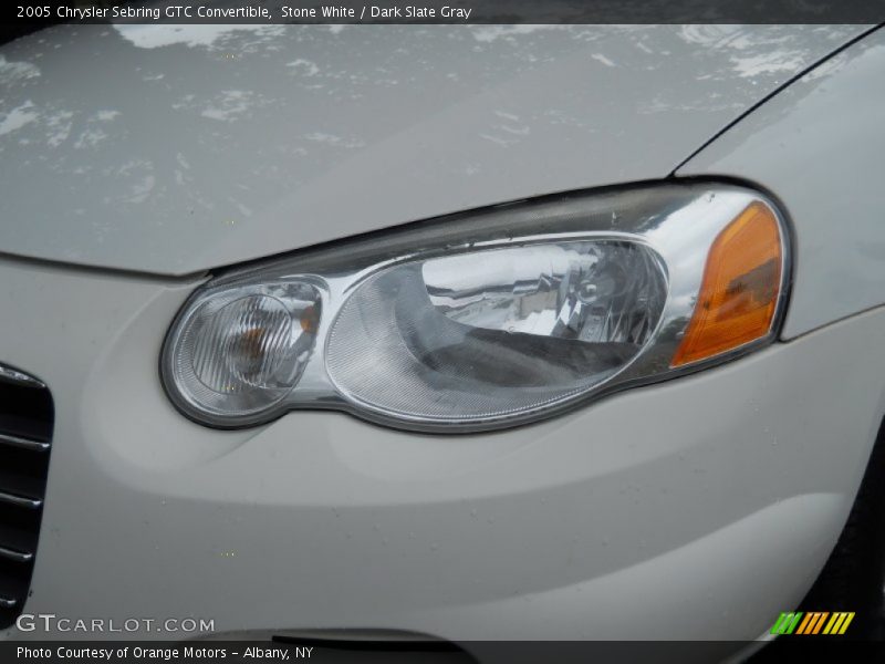 Stone White / Dark Slate Gray 2005 Chrysler Sebring GTC Convertible
