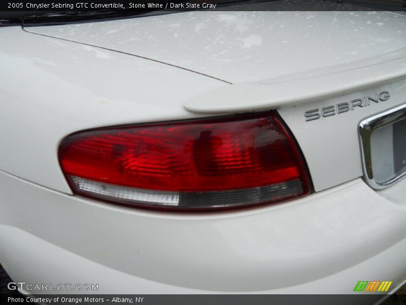 Stone White / Dark Slate Gray 2005 Chrysler Sebring GTC Convertible