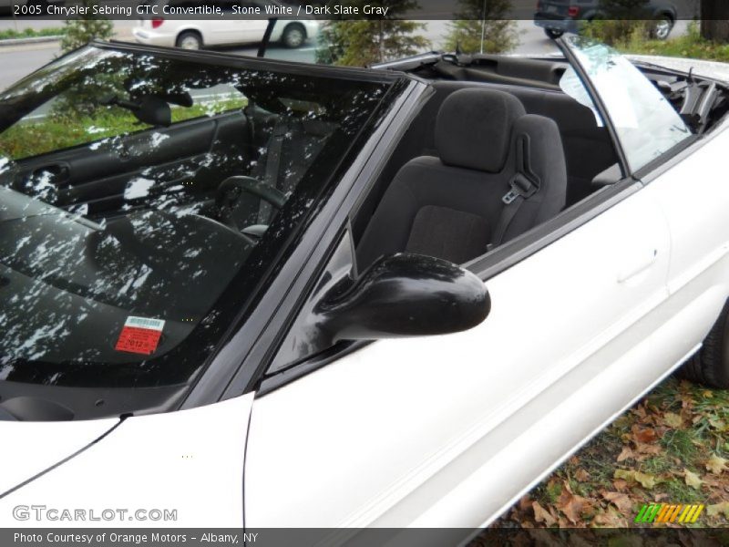 Stone White / Dark Slate Gray 2005 Chrysler Sebring GTC Convertible