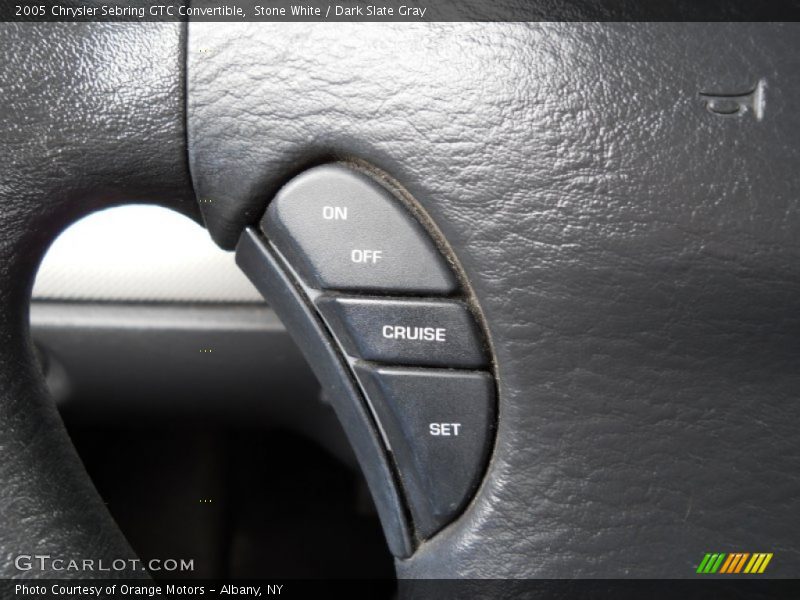 Stone White / Dark Slate Gray 2005 Chrysler Sebring GTC Convertible