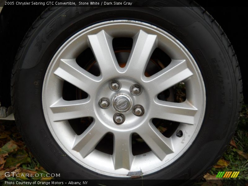Stone White / Dark Slate Gray 2005 Chrysler Sebring GTC Convertible
