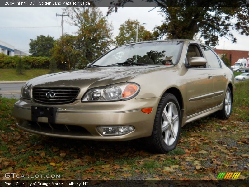 Golden Sand Metallic / Beige 2004 Infiniti I 35