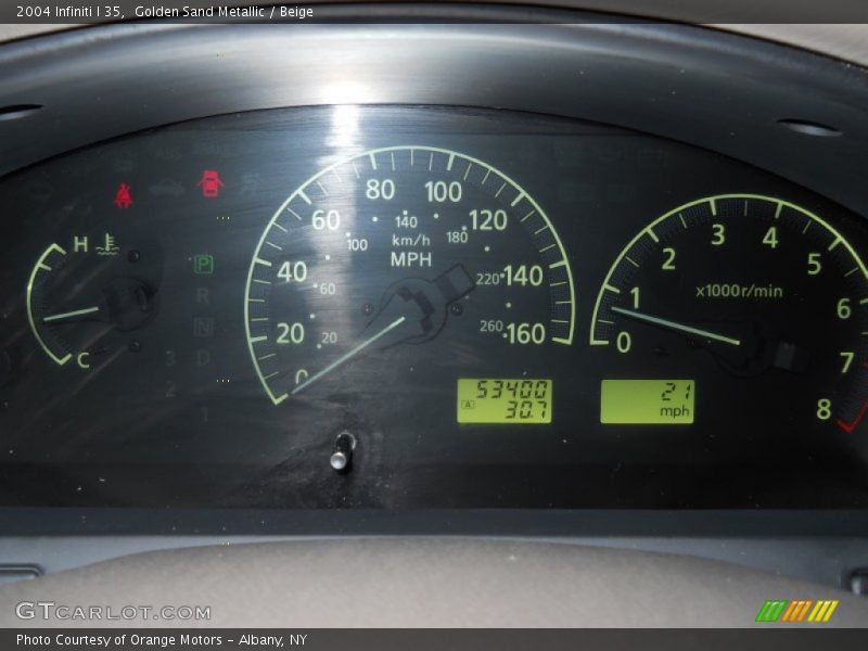 Golden Sand Metallic / Beige 2004 Infiniti I 35
