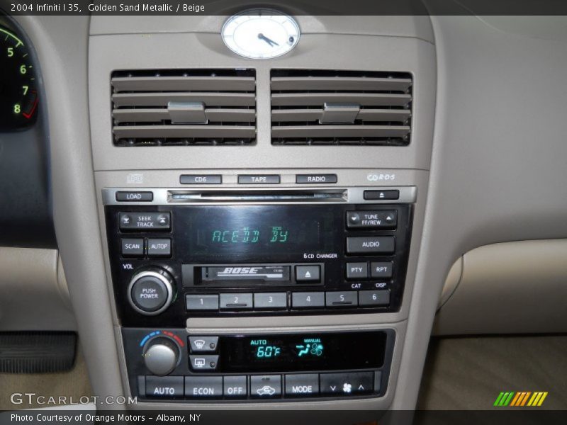 Golden Sand Metallic / Beige 2004 Infiniti I 35