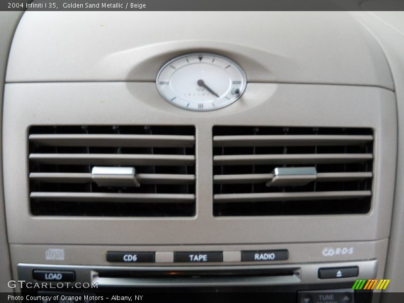 Golden Sand Metallic / Beige 2004 Infiniti I 35