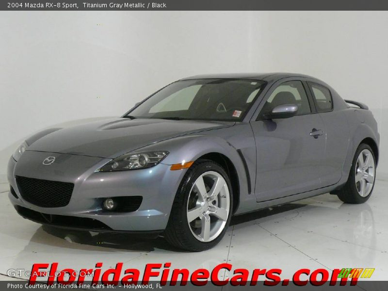 Titanium Gray Metallic / Black 2004 Mazda RX-8 Sport