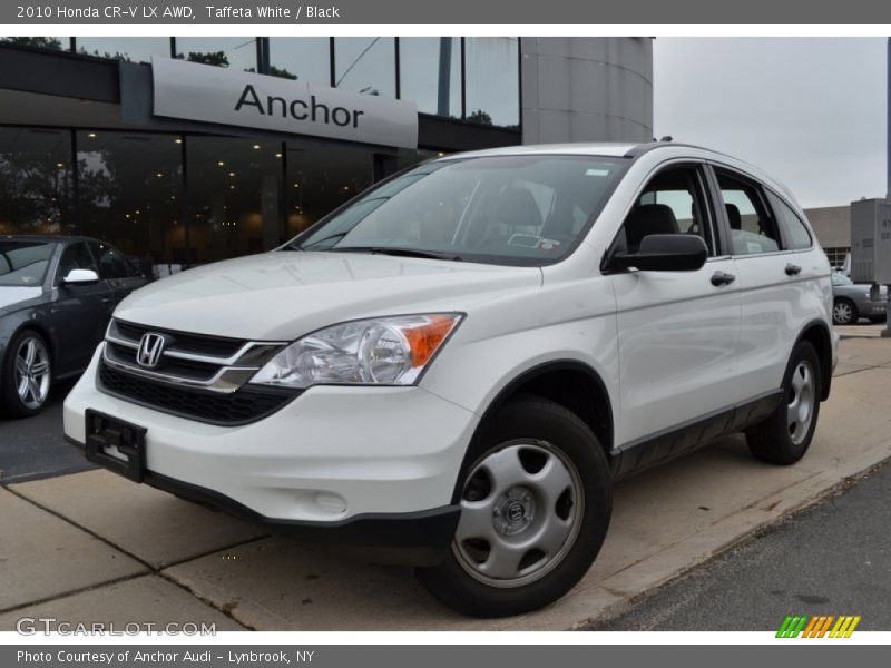 Taffeta White / Black 2010 Honda CR-V LX AWD