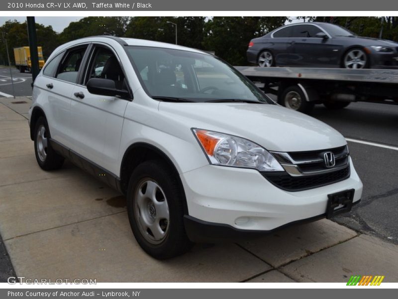 Taffeta White / Black 2010 Honda CR-V LX AWD
