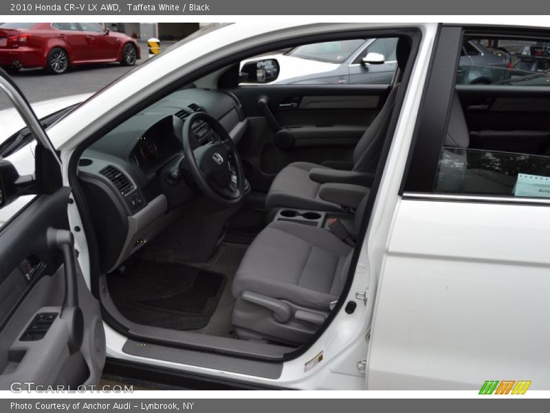 Taffeta White / Black 2010 Honda CR-V LX AWD